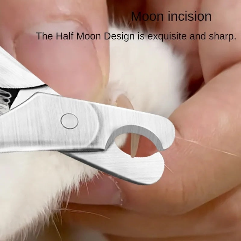 KFX-6349757 Stainless Steel Pet Nail Clipper for Safe and Precise Grooming of Dogs and Cats