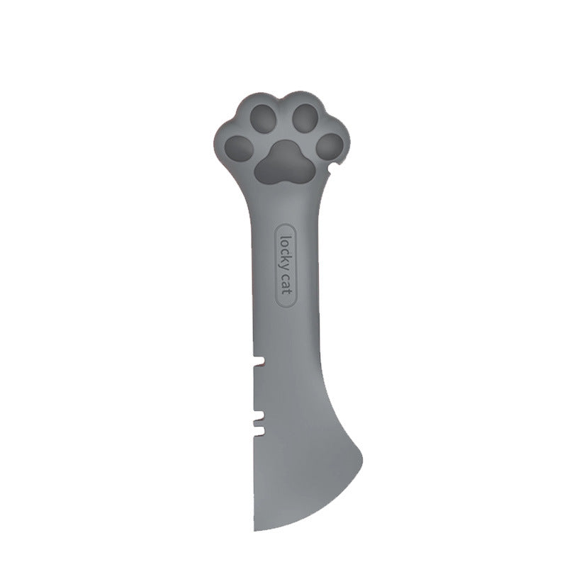 KFX-6356029 Multifunctional Silicone Resin Can Opener and Spoon for Easy Pet Feeding