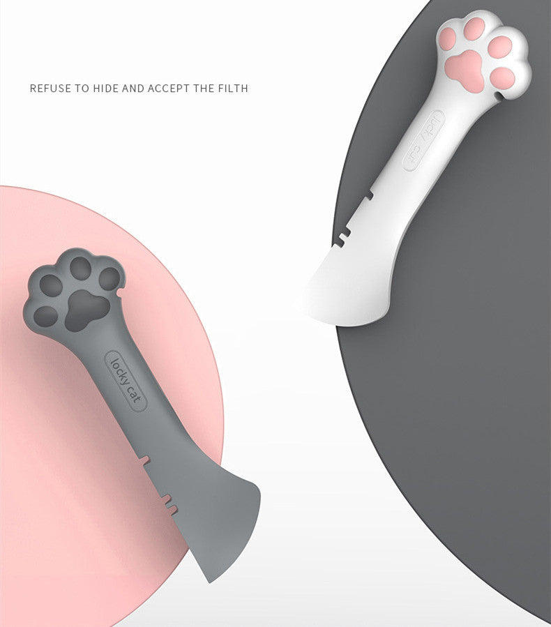 KFX-6356029 Multifunctional Silicone Resin Can Opener and Spoon for Easy Pet Feeding