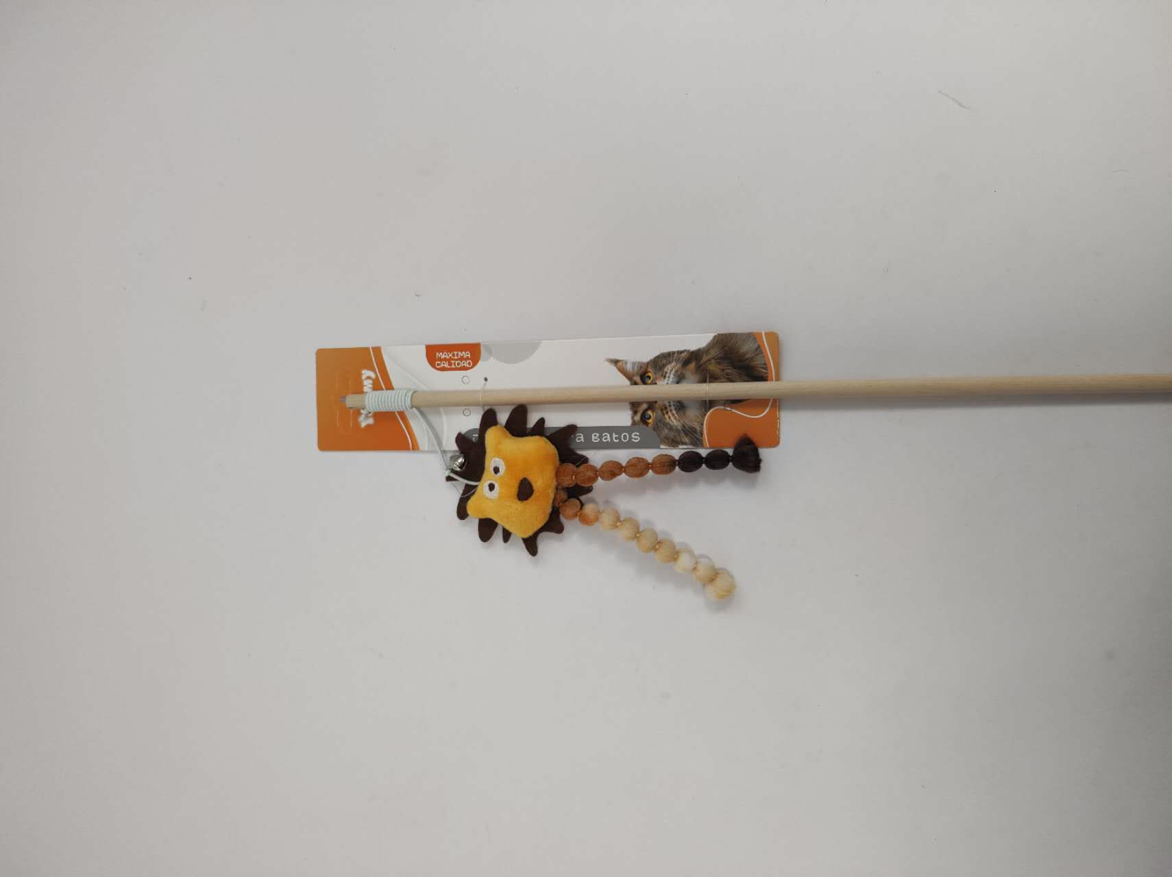 KFX-6357053 Playful Lion Cat Teaser Wand for Interactive Pet Play