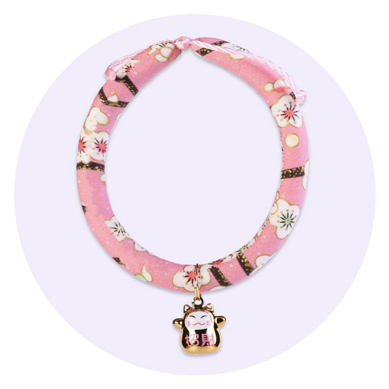 KFX-6359997 Adjustable Handmade Pet Collar in Various Floral Designs and Sizes