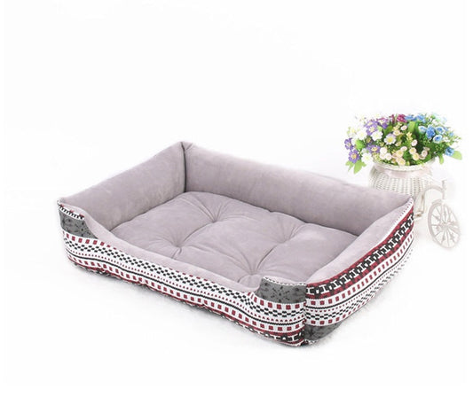 KFX-6362045 Cozy Rectangular Pet Nest in Various Colors and Sizes for Small to Large Pets