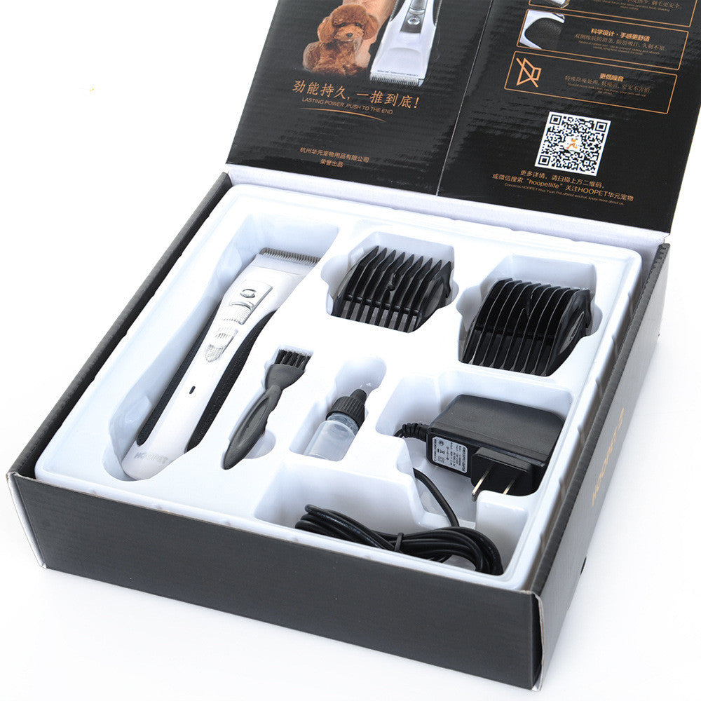KFX-6363581 Ergonomic Pet Hair Clipper with Stainless Steel Blades and Easy Hair Removal Design