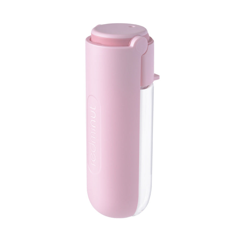 KFX-6363837 Portable Pet Water Cup - 420ml Plastic Travel Water Bottle for Dogs and Cats