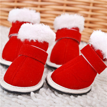 KFX-6364605 Pet Cotton Shoes for Small to Extra Large Pets - Comfortable and Breathable Design
