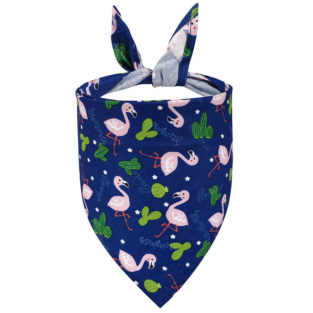 KFX-6365373 Cartoon Summer Fruit Dog Saliva Towel in Lemon, Pineapple, Avocado, and More