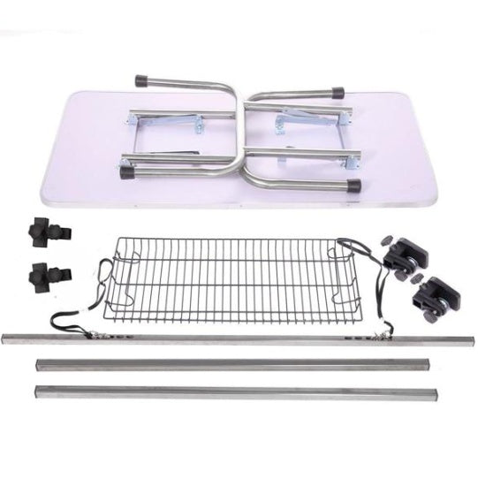 KFX-6365629 Professional 36 Inch Pet Grooming Table with Adjustable Arms and Non-Slip Surface