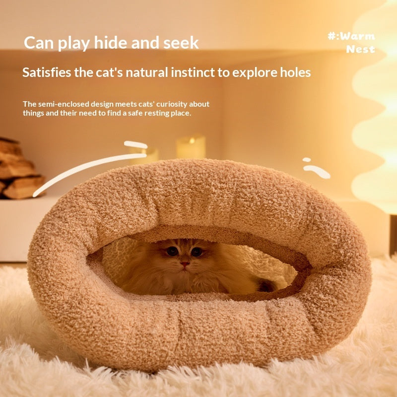 KFX-6367805 Cozy Personalized Cat Bed Sleeping Bag in Various Colors and Sizes