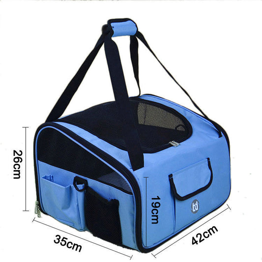 KFX-6367933 Portable Cat and Dog Diaper Backpack for Small Pets - Lightweight, Multi-Color Options Available