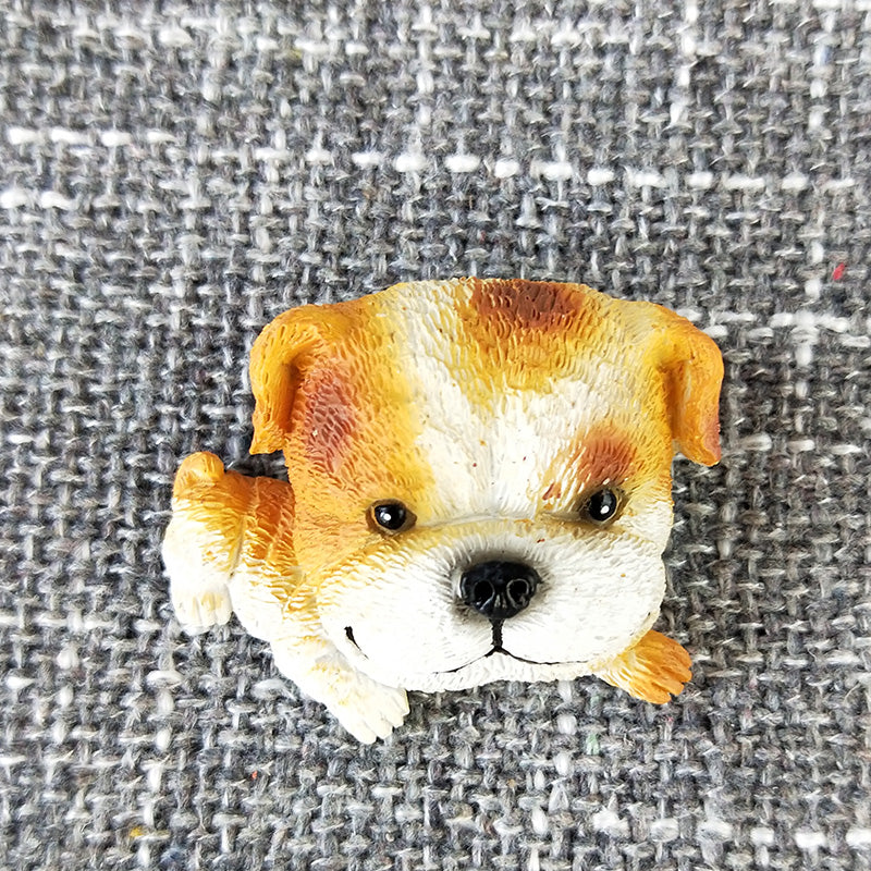 KFX-6371005 Cute Cartoon Dog Refrigerator Magnet - Resin Animal Decor