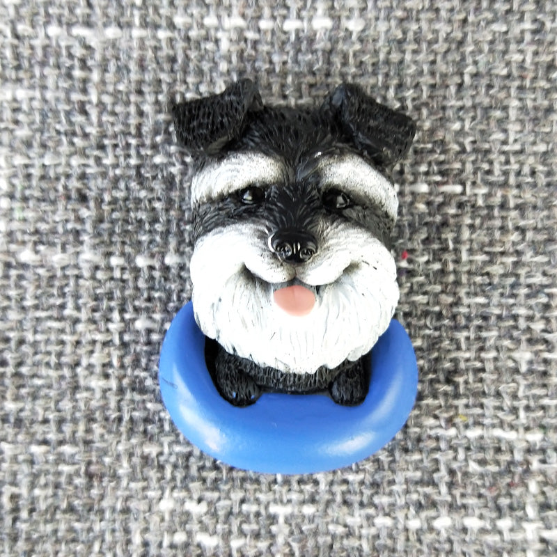 KFX-6371005 Cute Cartoon Dog Refrigerator Magnet - Resin Animal Decor