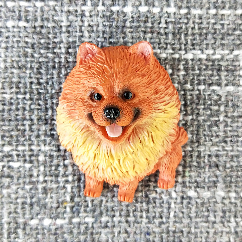 KFX-6371005 Cute Cartoon Dog Refrigerator Magnet - Resin Animal Decor