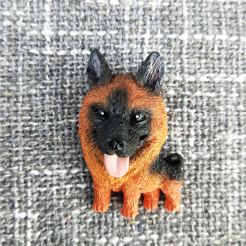 KFX-6371005 Cute Cartoon Dog Refrigerator Magnet - Resin Animal Decor