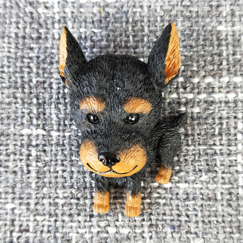 KFX-6371005 Cute Cartoon Dog Refrigerator Magnet - Resin Animal Decor
