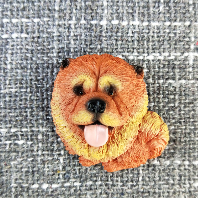 KFX-6371005 Cute Cartoon Dog Refrigerator Magnet - Resin Animal Decor