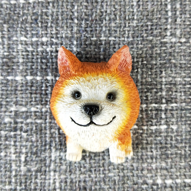 KFX-6371005 Cute Cartoon Dog Refrigerator Magnet - Resin Animal Decor