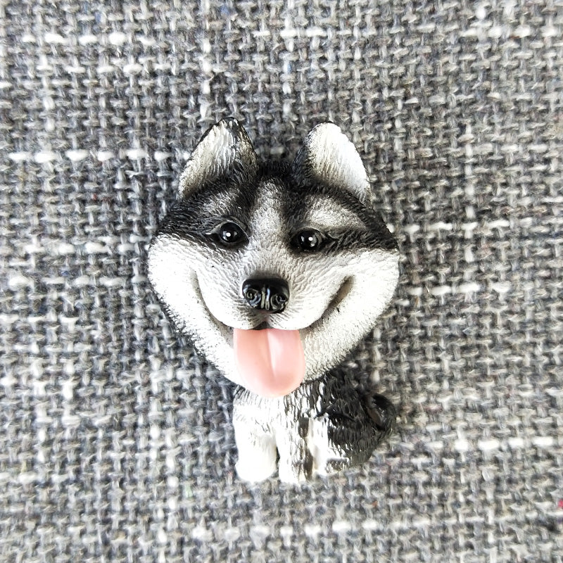 KFX-6371005 Cute Cartoon Dog Refrigerator Magnet - Resin Animal Decor