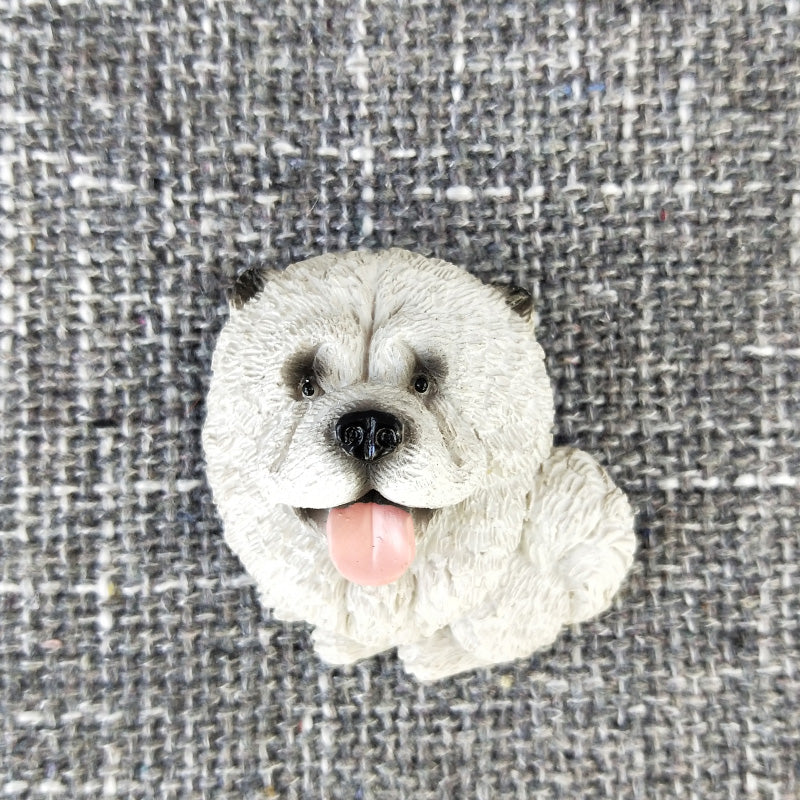 KFX-6371005 Cute Cartoon Dog Refrigerator Magnet - Resin Animal Decor