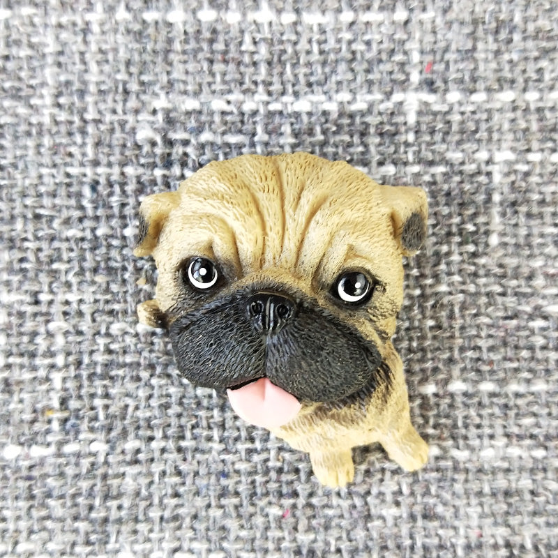 KFX-6371005 Cute Cartoon Dog Refrigerator Magnet - Resin Animal Decor