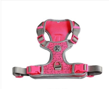 KFX-6372797 Lightweight Dog Walking Vest with Towing Rope - Breathable and Skin-Friendly Design