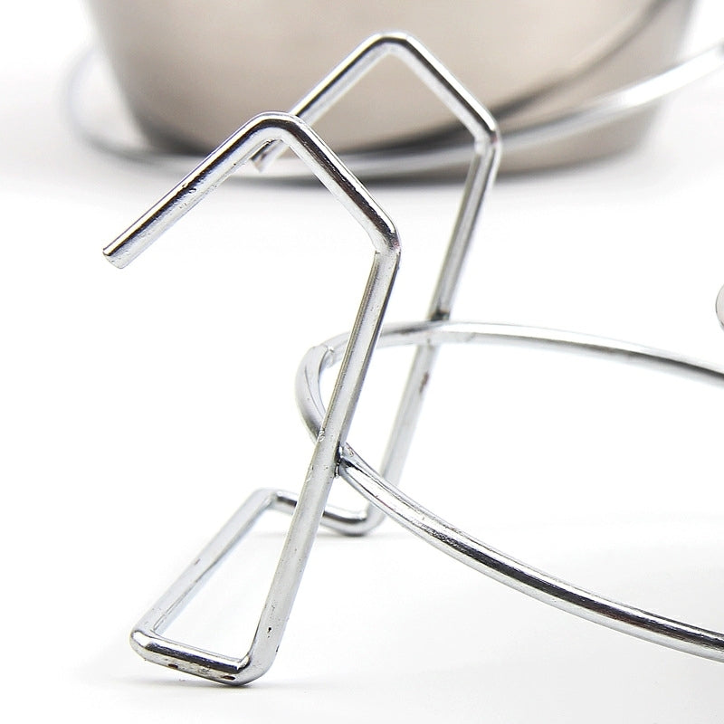 KFX-6379453 Stainless Steel Hanging Dog Food Bowl - Available in 11cm, 13cm, and 17cm Sizes