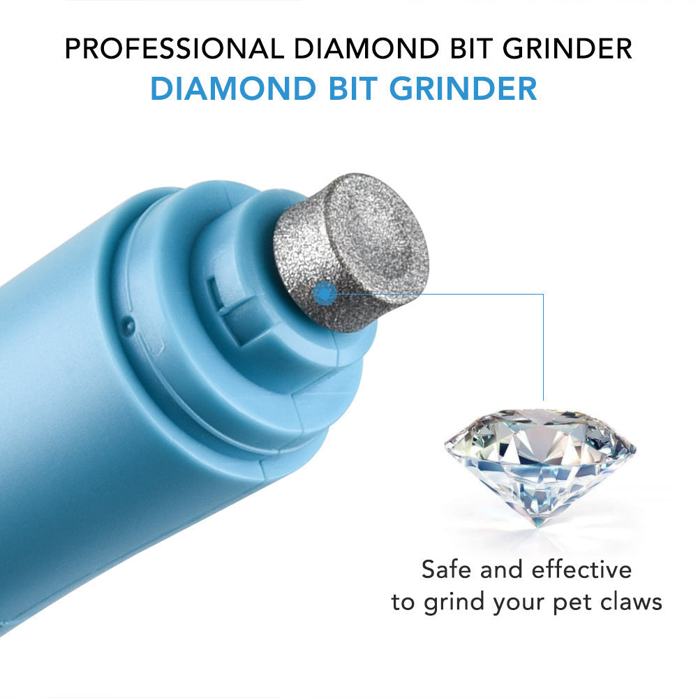 KFX-6380733 Electric Pet Nail Grinder and Polisher for Safe Claw Trimming and Grooming