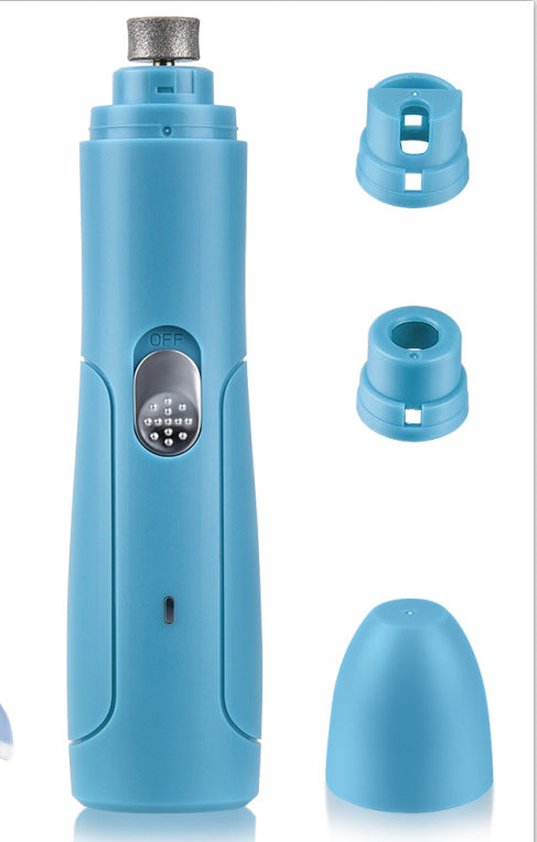 KFX-6380733 Electric Pet Nail Grinder and Polisher for Safe Claw Trimming and Grooming