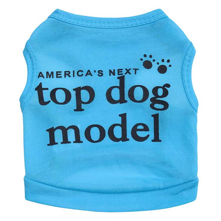 KFX-6381629 Ultra-Thin Breathable Polyester Dog Vest for Spring and Summer in Blue, Green, Pink, Rose Red