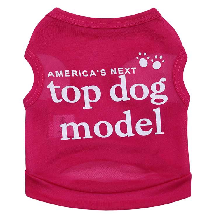 KFX-6381629 Ultra-Thin Breathable Polyester Dog Vest for Spring and Summer in Blue, Green, Pink, Rose Red