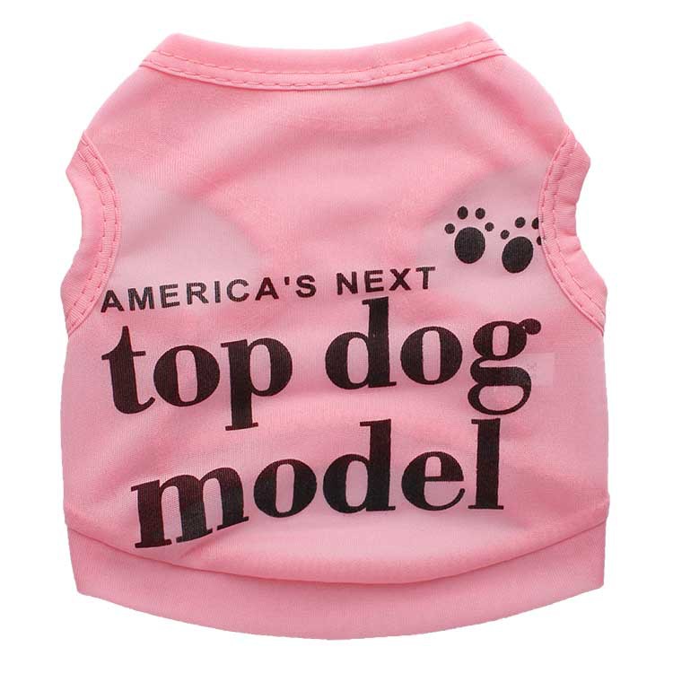 KFX-6381629 Ultra-Thin Breathable Polyester Dog Vest for Spring and Summer in Blue, Green, Pink, Rose Red