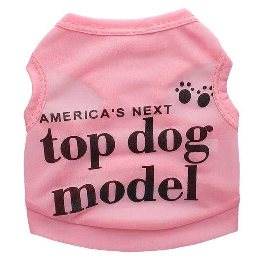 KFX-6381629 Ultra-Thin Breathable Polyester Dog Vest for Spring and Summer in Blue, Green, Pink, Rose Red