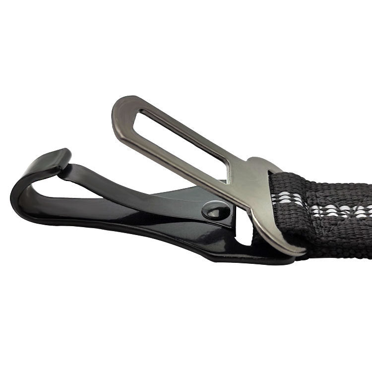 KFX-6381885 Elastic Adjustable Dog Car Seat Belt, Reflective Polyester Safety Harness for All Dog Sizes