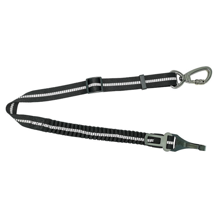 KFX-6381885 Elastic Adjustable Dog Car Seat Belt, Reflective Polyester Safety Harness for All Dog Sizes