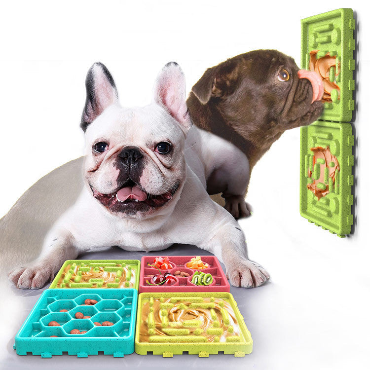 KFX-6383037 Dog Licking Mat Slow Feeder with Suction Pad in Multiple Colors
