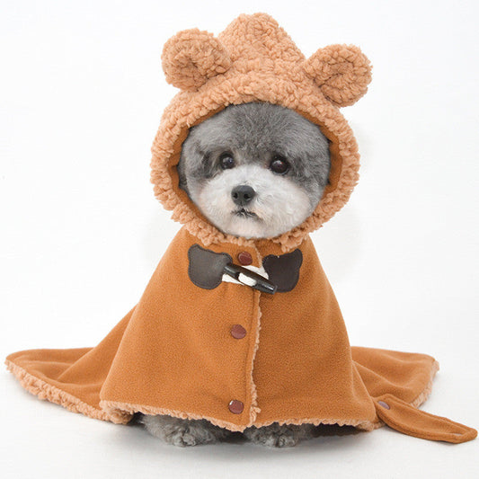 KFX-6385597 Pet Sleeping Bag in Simple Bear Design - Soft Cloth, Multiple Sizes Available