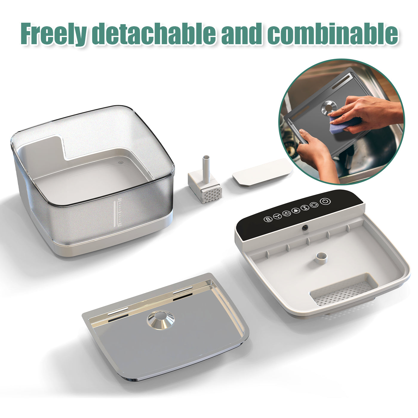 KFX-6390845 Automatic Pet Water Dispenser with Adjustable Flow Control