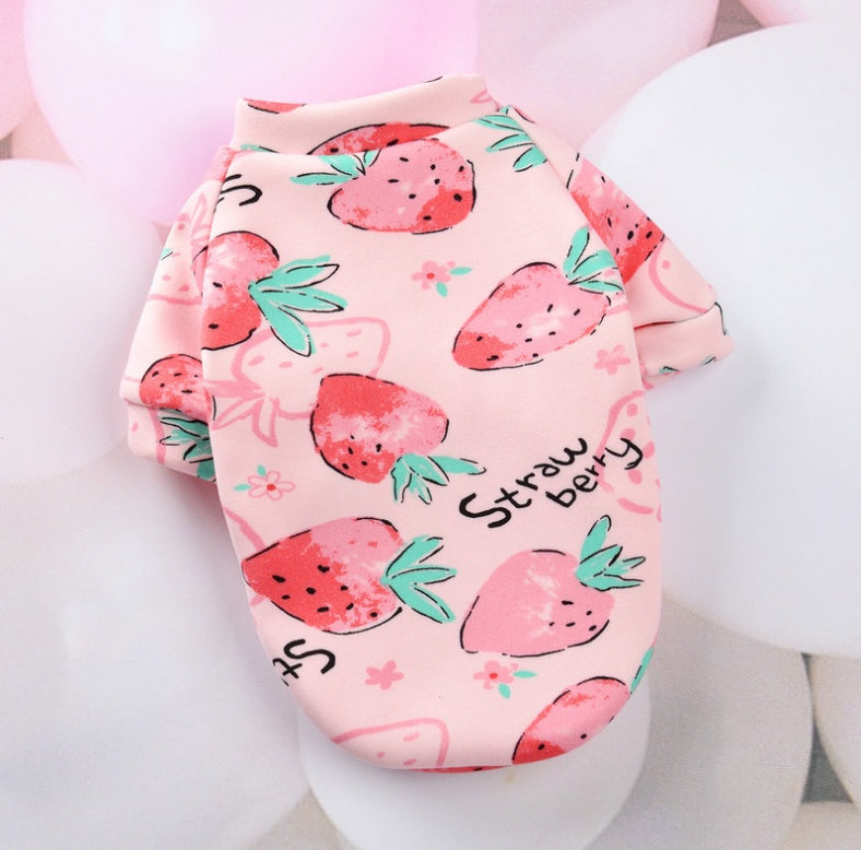 KFX-6395837 Cozy Polyester Pet Clothes for Small Dogs - Autumn/Winter Collection