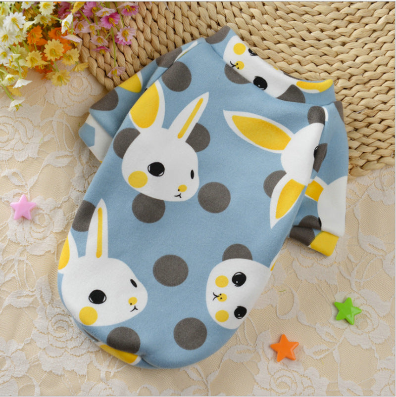KFX-6395837 Cozy Polyester Pet Clothes for Small Dogs - Autumn/Winter Collection