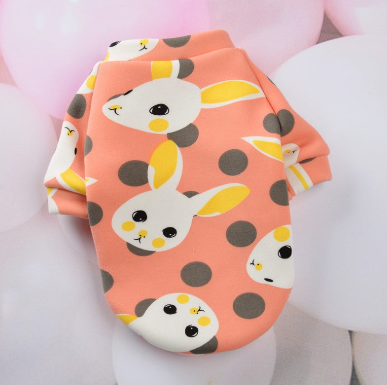 KFX-6395837 Cozy Polyester Pet Clothes for Small Dogs - Autumn/Winter Collection