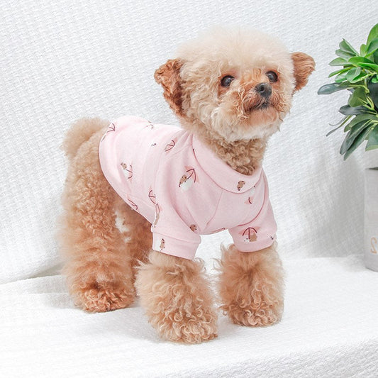 KFX-6395837 Cozy Polyester Pet Clothes for Small Dogs - Autumn/Winter Collection