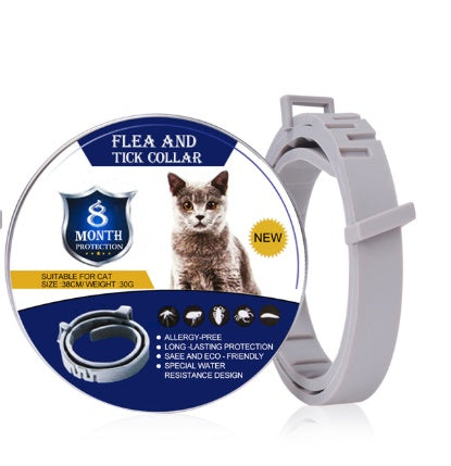 KFX-6402493 Adjustable Dog and Cat Flea and Tick Prevention Collar for Children