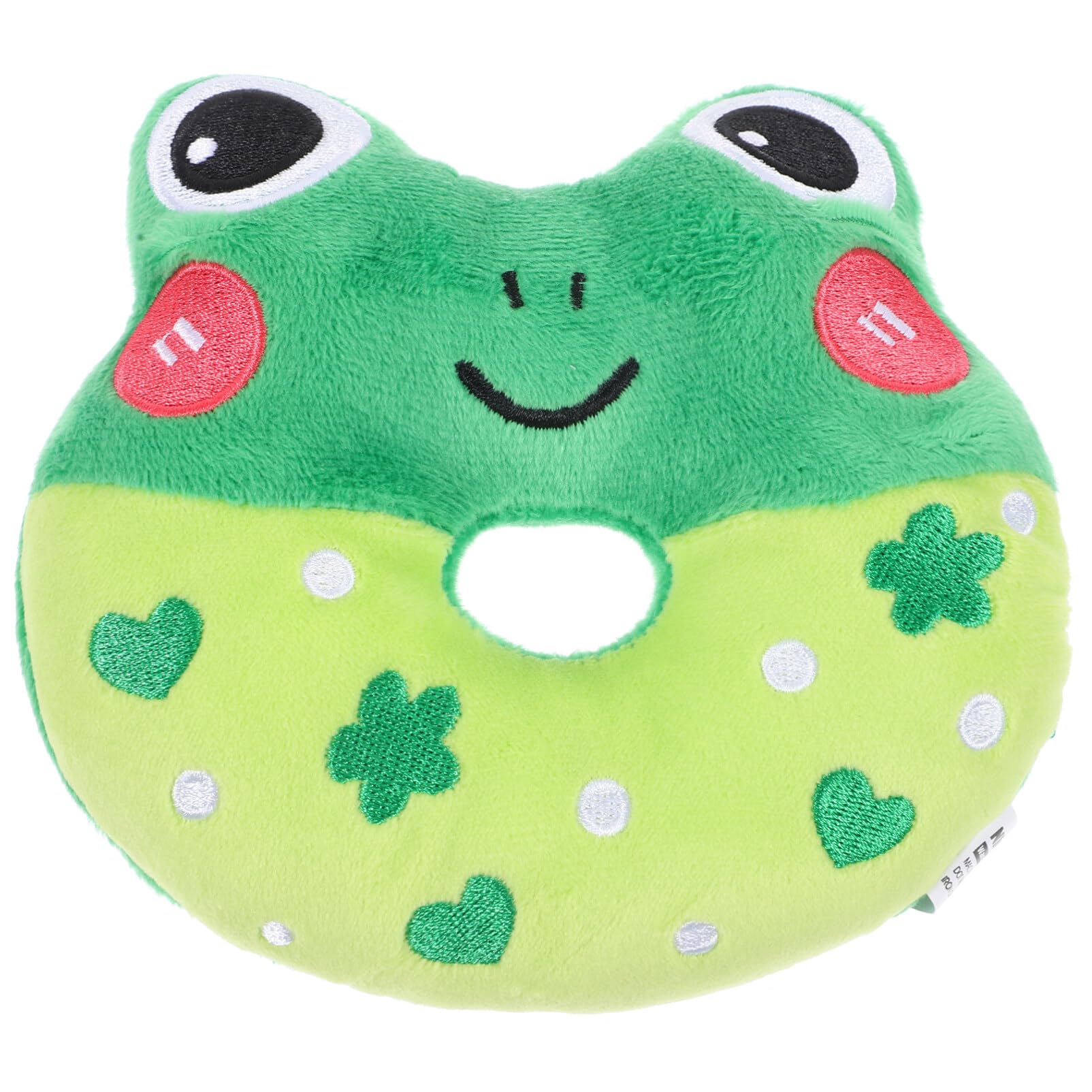 KFX-6405949 Plush Donut Sound Toy for Small and Medium Pets - Bear, Unicorn, Frog Designs