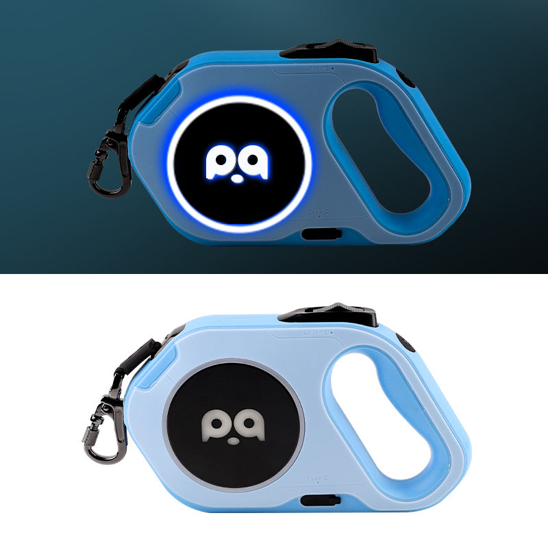 KFX-6406077 LED Retractable Dog Leash with Light - USB Rechargeable, Multiple Colors Available