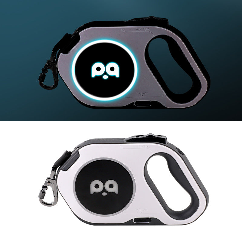 KFX-6406077 LED Retractable Dog Leash with Light - USB Rechargeable, Multiple Colors Available