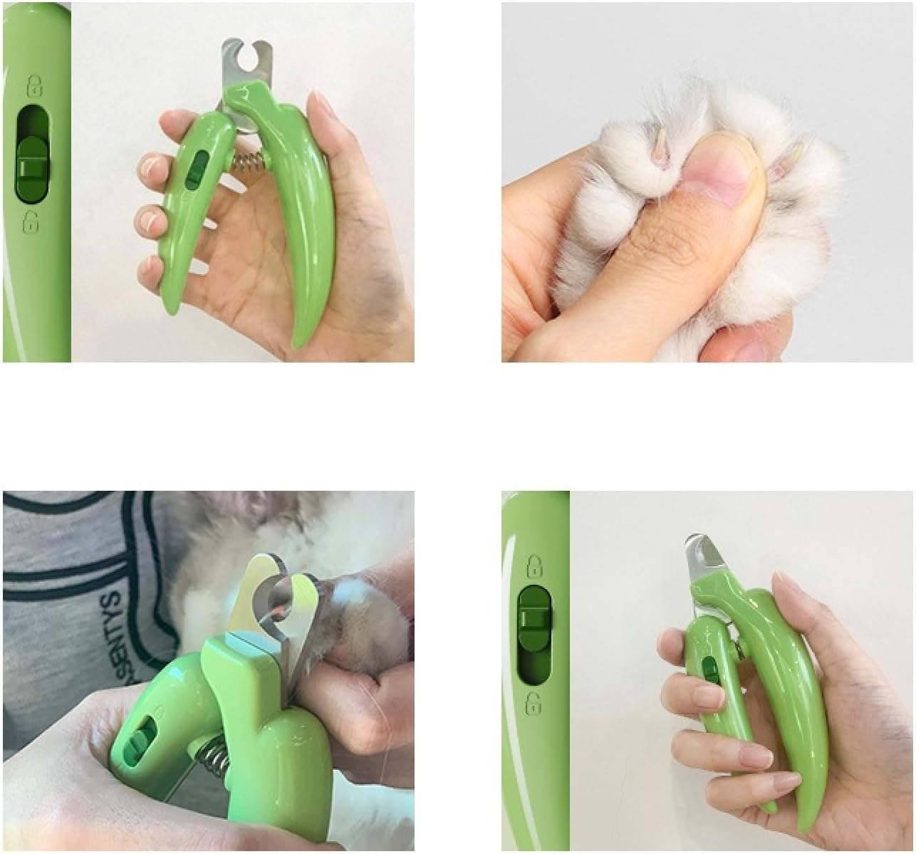 KFX-6413501 Stainless Steel Pet Nail Clippers with Electric Nail Sharpeners for Cats and Dogs