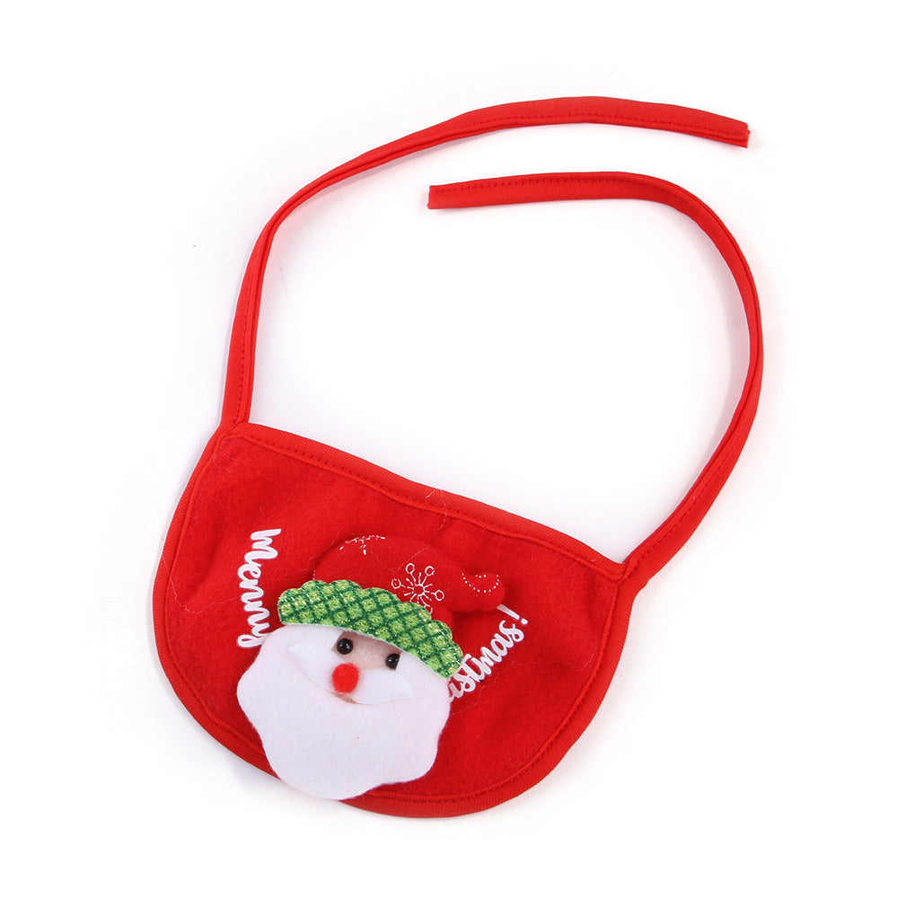 KFX-6416189 Winter Pet Costume with Cute Christmas Antlers and Bibs for Small to Medium Pets