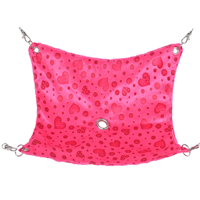KFX-6419389 Super Soft Crystal Pet Hammock for Small Animals with Unique Bottom Design
