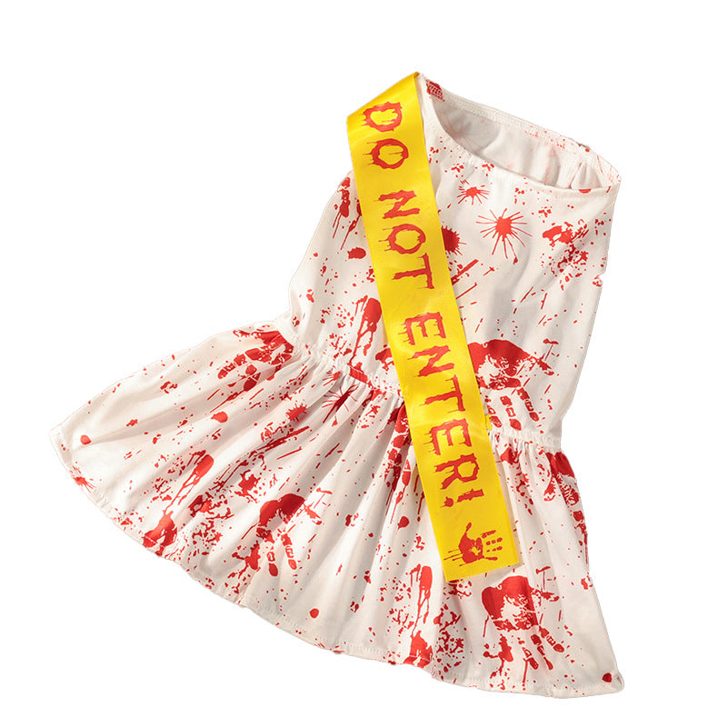 KFX-6421949 Halloween Seal Dog Costume - Four-Legged Pet Apparel in Skirt Design, Available in Multiple Sizes