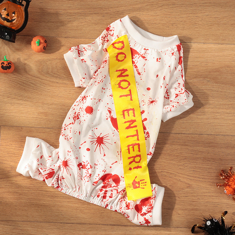 KFX-6421949 Halloween Seal Dog Costume - Four-Legged Pet Apparel in Skirt Design, Available in Multiple Sizes