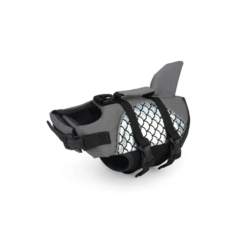 KFX-6424125 Pet Life Jacket with Football Pattern - Blue, Red, Silver | XS-XXL Sizes Available